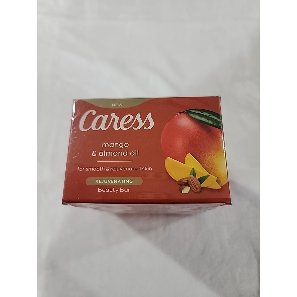Caress Rejuvenating Beauty Bar Soap Mango & Almond Oil - 2 Pack, 8 Bars Total - Picture 6 of 8